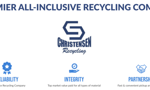 rental areas for dumpsters provided by Christensen Recycling