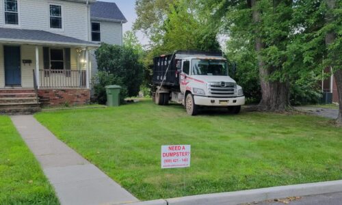 Garbage dumpster for construction debris NJ